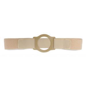 Image of Nu-Comfort 2" Wide Beige Support Belt 2-3/4" I.D. Ring Plate 41" - 46" Waist X-Large, Latex-Free