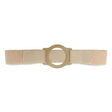 Image of Nu-Comfort 2" Wide Beige Support Belt Large Oval. Ring Plate 28"-31" Waist Small, Latex-Free