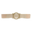 Image of Nu-Comfort 2" Wide Beige Support Belt Medium Oval, Ring Plate 41" - 46" Waist X-Large, Latex-Free