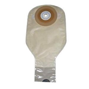 Image of Nu-Flex Oval E Convex Drain Pouch Trim-To-Fit 1- 3/4" x 3 - 1/4", with 1/2" Starter Hole