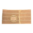 Image of Nu-Form 8" Beige Support Belt 2-7/8" x 3-3/8" Belt Ring Placed 1-1/2" From Bottom, 2X-Large, Right