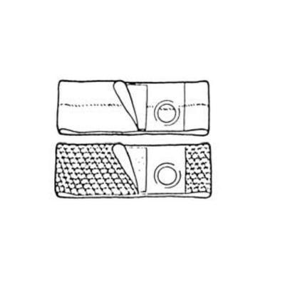 Image of Nu-Form Beige Support Belt 2-5/8" Center Opening 4" Wide 41" - 46" Waist X-Large