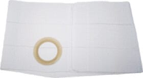 Image of Nu-Hope Laboratories Nu-Support™ Flat Panel Belt with Prolapse Strap 2-3/8" Opening, 9" W, 41" to 46" Waist, X-Large, Regular Elastic, Right Sided Stoma