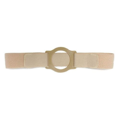 Image of Nu-Hope Nu-Comfort™ Support Belt, 2-3/4" Ring Plate, 2" Wide, Small (28" to 32" Waist), Beige