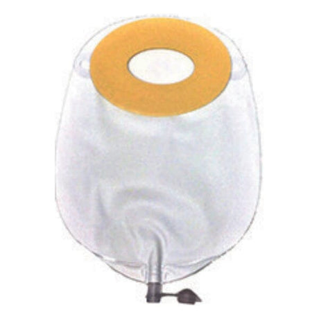 Image of Nu-Hope Nu-Flex™ Urinary Pouch, 3/4'' x 1-1/2'' Stoma, Post-Operative, Half Convex, Midsize, Oval A, Adult, 20 oz
