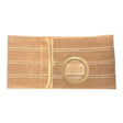 Image of Nu-Hope Nu-Form™ Support Belt, 2-5/8" Stoma, 7" Wide, Left, 2-1/8'' From Bottom, Small (28" to 32" Waist), Beige