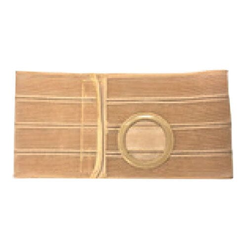 Image of Nu-Hope Nu-Form™ Support Belt, 3-1/2'' Stoma, 8'' Wide, Left, 1-1/2'' From Bottom, 2XL (47'' to 52'' Waist), Beige