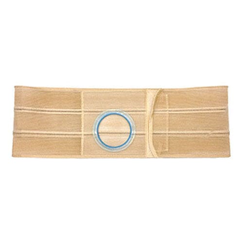 Image of Nu-Hope Support Belt, Original Flat Panel, 2-3/4'' Stoma, 7'' Wide, Right, 1'' From Bottom, Large (36'' to 41'' Waist), Beige