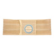 Image of Nu-Hope Support Belt, Original Flat Panel, 2-3/8" Stoma, 6" Wide, Left, 1'' From Bottom, 2XL (47" to 52" Waist), Beige