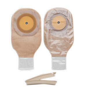 Image of Hollister Premier One-Piece Non-Sterile Colostomy/Ileostomy Kit 2-1/2" Stoma Opening, Clamp Closure, Ultra Clear