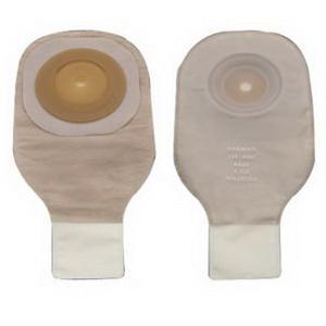 Image of Hollister Premier One-Piece Drainable Pouch, Up to 1-1/2" Cut-to-Fit Convex Flextend Skin Barrier, Clamp Closure, Transparent