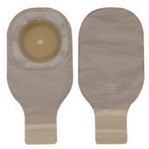 Image of Hollister Premier One-Piece Drainable Pouch, Up to 2-1/2" Cut-to-Fit Flat Flextend Skin Barrier, Integrated Closure, Beige