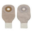 Image of Hollister Premier One-Piece Drainable Pouch, 1-1/4" Pre-Cut Flat Flextend Skin Barrier, Clamp Closure, Transparent