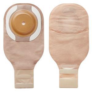 Image of Hollister Premier One-Piece Pre-Cut Soft Convex Drainable Pouch with Filter, 1-1/4" Stoma, 12" L, Beige