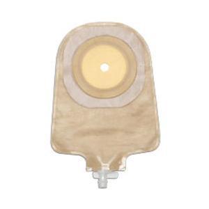 Image of Hollister Premier One-Piece Urostomy Pouch, Up to 2-1/2" Cut-to-Fit Flat Flextend Skin Barrier, 9" L, Ultra Clear