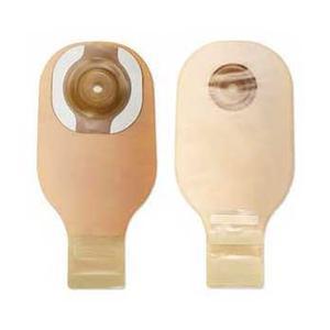 Image of Hollister Premier One-Piece Drainable Pouch, Convex CeraPlus Skin Barrier, Cut-to-Fit, 1-1/2" Stoma, Ultra-Clear