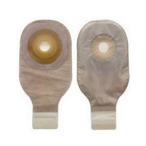 Image of Hollister Premier One-Piece Drainable Pouch, Convex, Pre-Cut, Flextend Skin Barrier, 1-1/4" Stoma, Transparent
