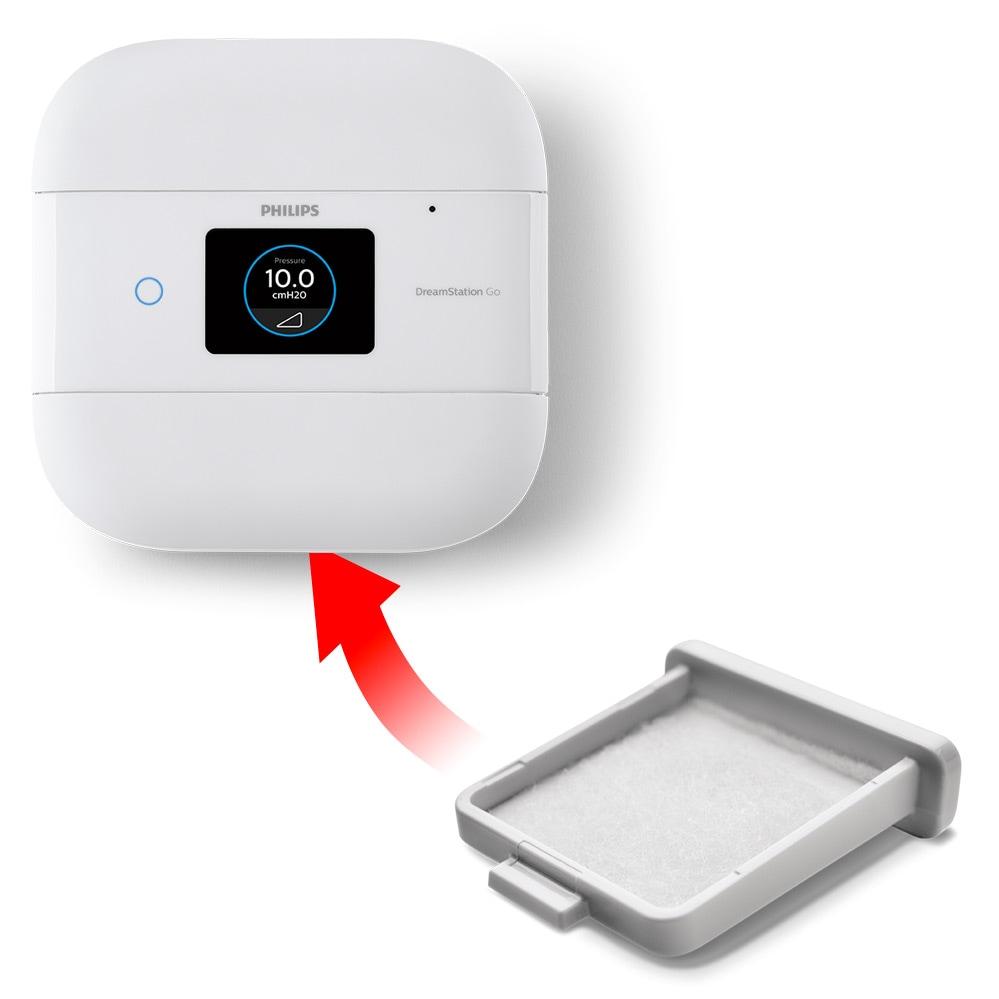 Image of Respironics DreamStation GO Reusable CPAP Machine Pollen Filter