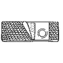 Image of Special Original Flat Panel 6" Support Belt 2-5/8" Center Opening, Medium, Left Side