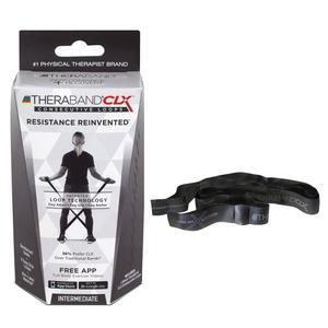 Image of TheraBand CLX, Intermediate, 5', Black